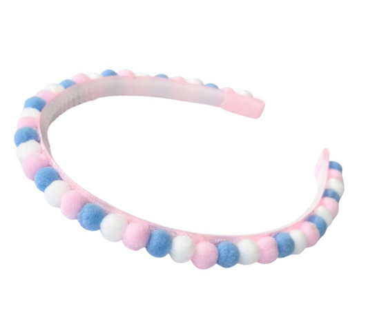 Bubblegum Pom Pom Headband