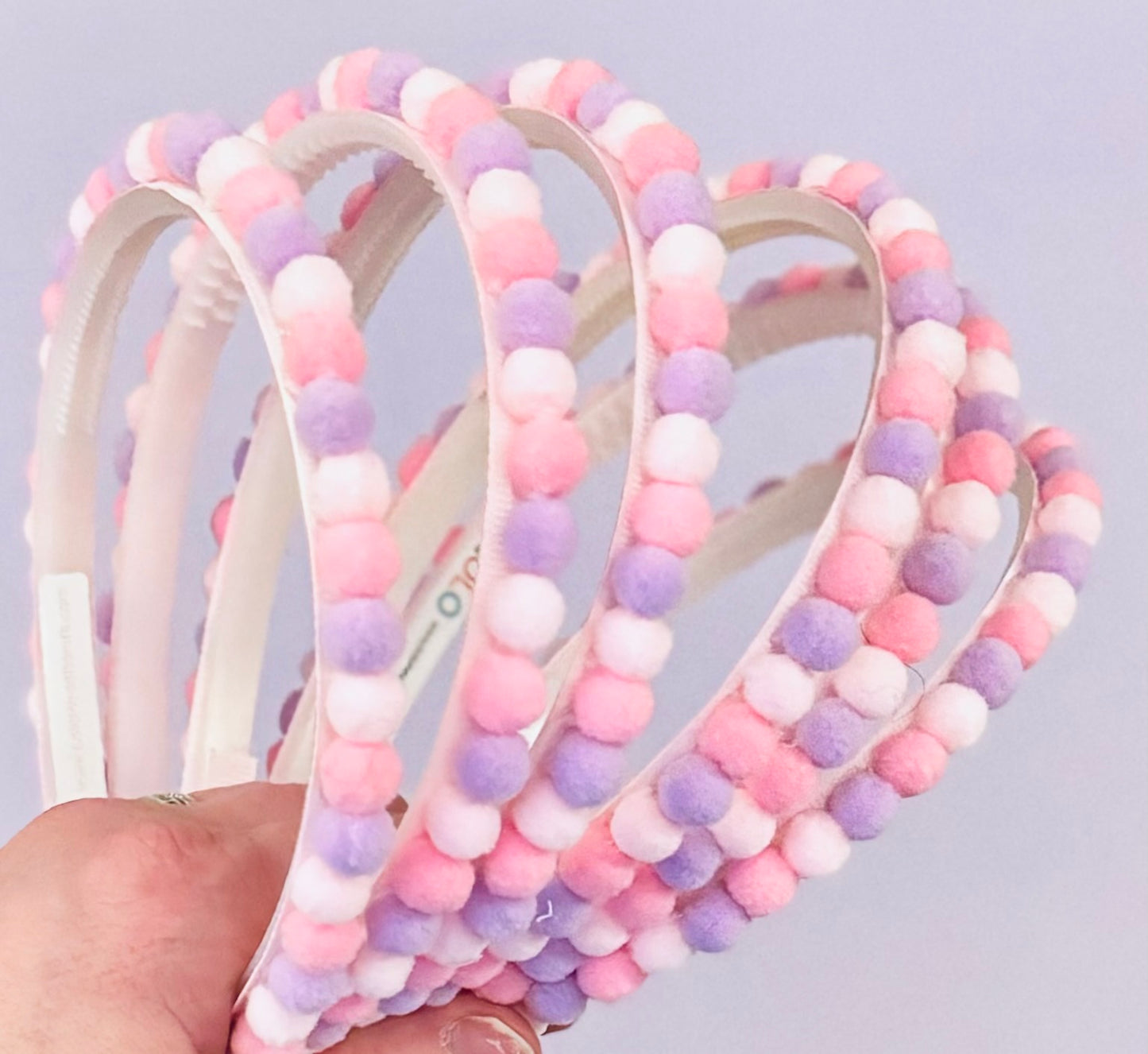 Princess Pom Pom Headband