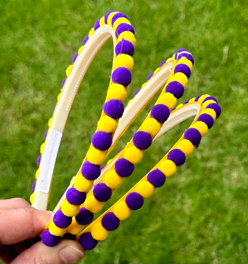 Game Day Pom Pom Headband