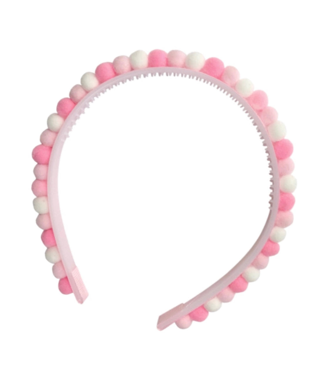 Pink Pom Pom Headband